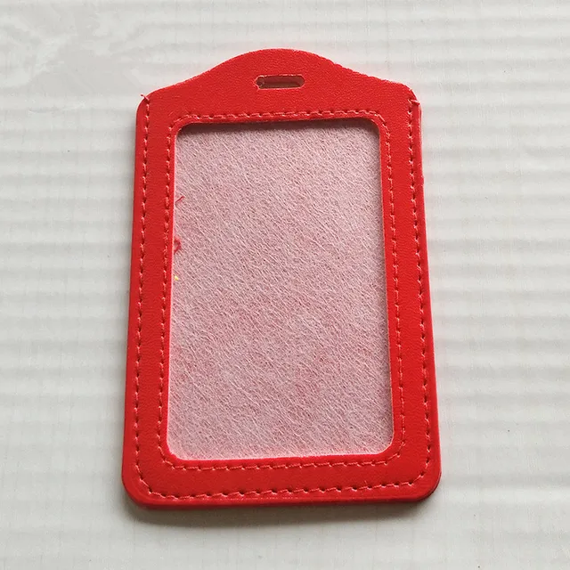 Cute Card Cover Clip New Design Silicone Retractable Student Nurse Badge Reel Clip Cartoon ID Card Badge Holder accessories Red