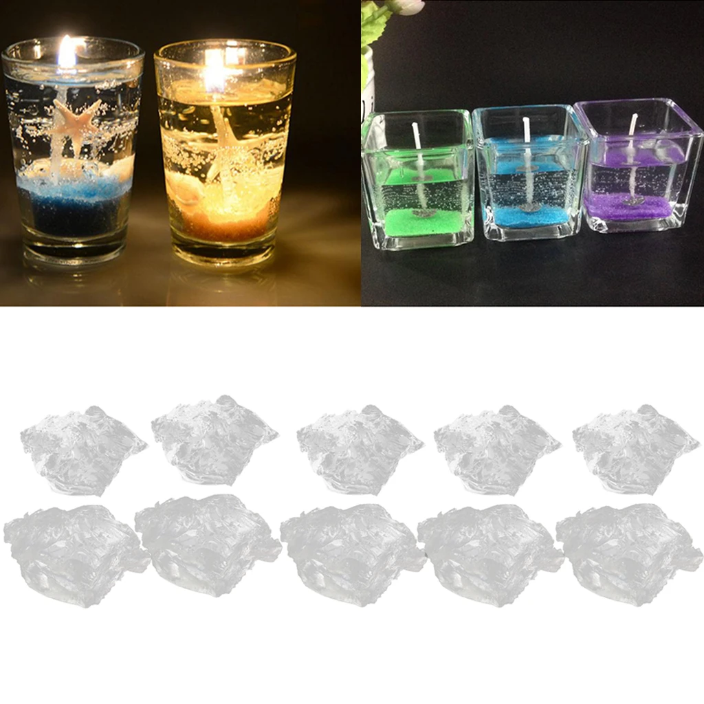 1Kg Clear Paraffine Gel Gelei Wax Voor Kaarsen Maken Rookloze Zeer Transparant Kristal Gelei Niet Giftig Hold 5 6% Geur Belasting|Wax| AliExpress