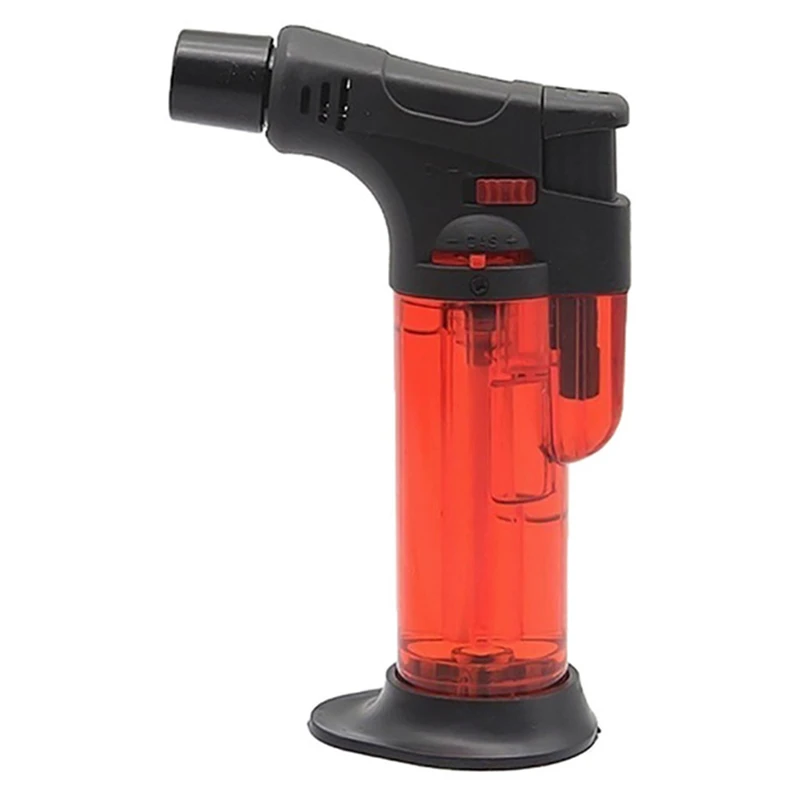 

Mini Torch Flame Spray Gun Cigarette Lighter Refillable Butane Jet Gas Lighter Windproof Welding Cigar Ignition Kitchen BBQ Tool