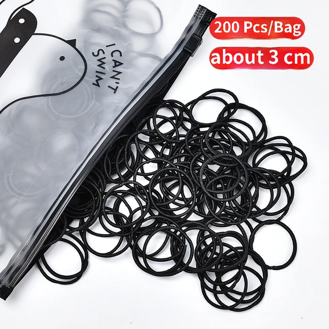 50/100 Pcs/Box New Children Cute Colors Soft Elastic Hair Bands Baby Girls Lovely Scrunchies Rubber Bands Kids Hair Accessories 26-200 Pcs Bag