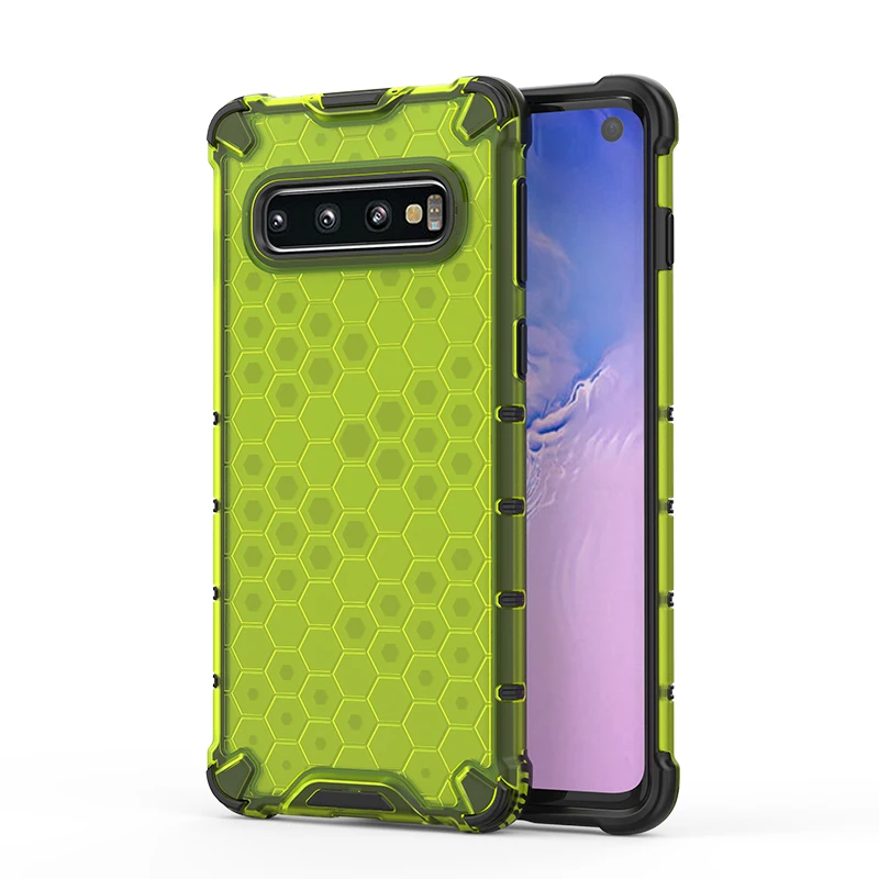 

Honeycomb Heavy Protection Case For Samsung S10 Hybrid Armor Shockproof Cover For Samsung Galaxy S10 Plus s10e M10 M20 M30 A50