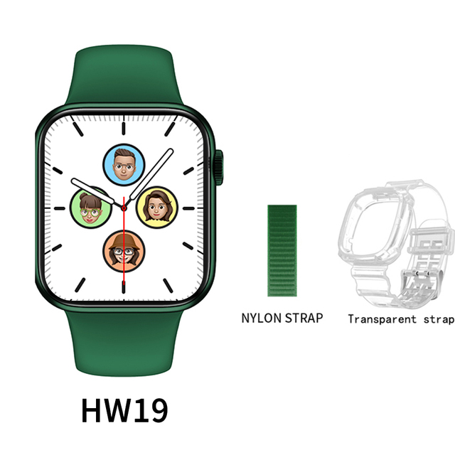 Smartwatch Series 6 Smart Watch Men Women HW19 plus Heart Rate Monitor pk W26 W37 P8 plus HW22 pro max D20 Y68 IWO 13