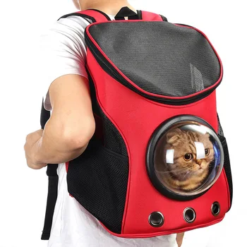 

New Portable Breathable Pet Cat Puppy Carry Bag Outdoor Travel Space Capsule Backpack Bag for Cat and Dog Pet Products