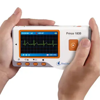 

Heal Force Prince 180B Portable Household Heart Ecg Monitor Continuous Measuring Color Screen CE & FDA Approved
