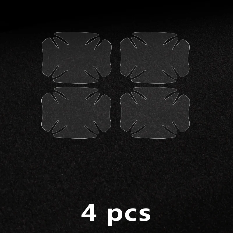 4pcs Для Toyota Camry наружная дверная чаша защитная пленка дверная ручка против царапин дверная ручка Изменение украшения - Название цвета: 4pcs