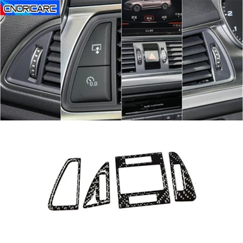 

Console Air Outlet Decoration Sequins Cover Trim Carbon Fiber For Audi A6 C7 2012-2018 LHD Car Styling Interior Accessories