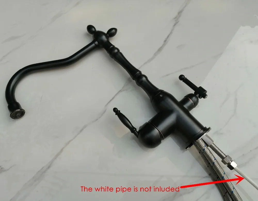 ROLYA OIL RUBBED BRONZE 3 WAY KITCHEN FAUCET (5)