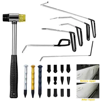 

22pcs Rods Auto Wide Use Hail Car Body Durable Removal Puller Paintless Dent Repair Kit Portable Professional Hand Tool