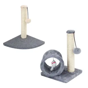 

2020 NewKitten Climbing Frame Cat Scratch Board Sisal Toy Spring Mouse Claw Grinder