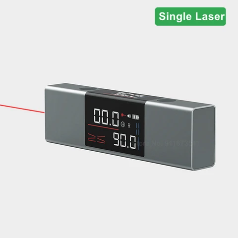 Portable Laser Angle Level Measurement Marking Instrument Dual Laser Projection line Device Waterproof For Home Professiona