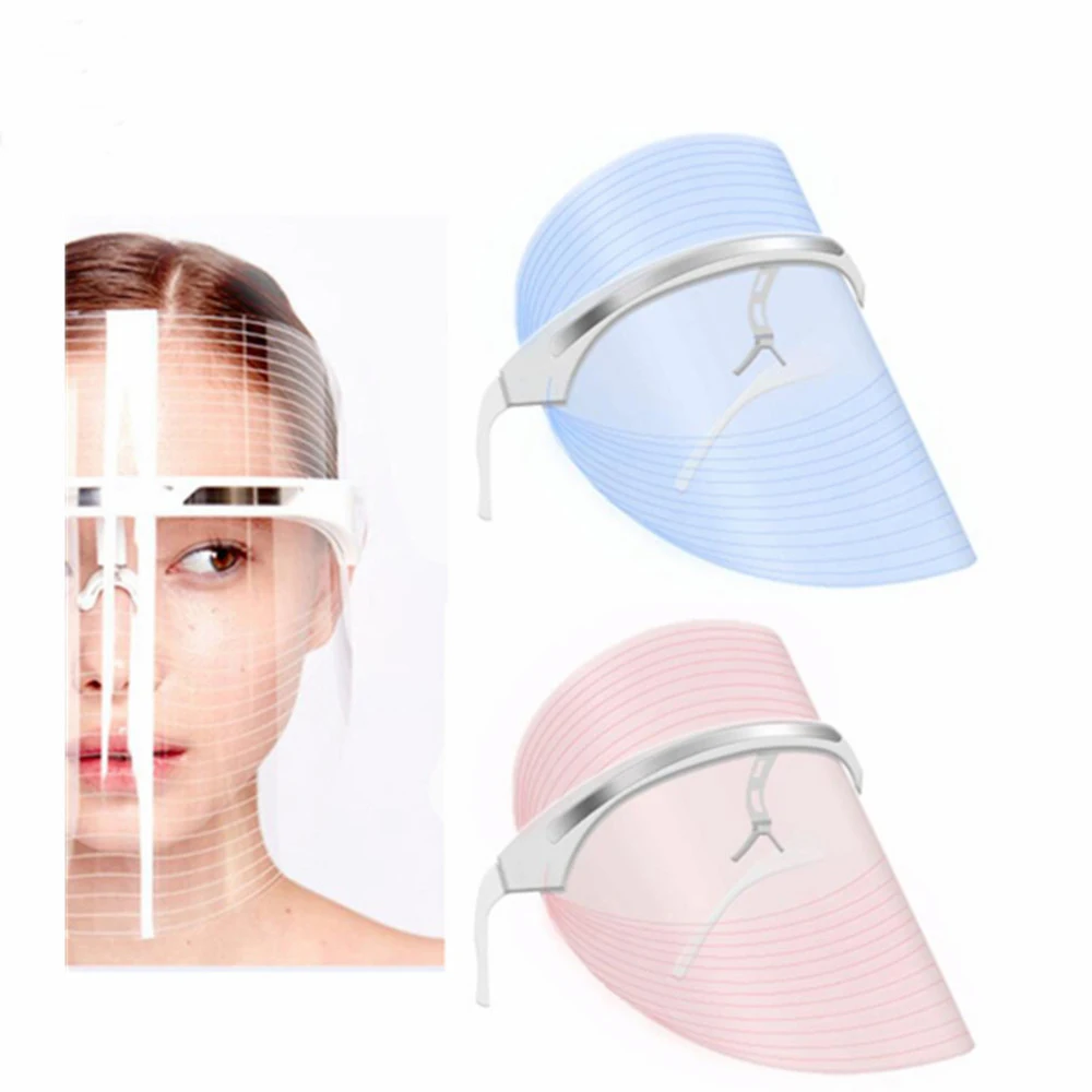 

3in1 LED Light Therapy Facial Mask Removal Wireless Use Lighten Melanin Whitening Anti-aging Skin Tighten Beatuy SPA Treatment