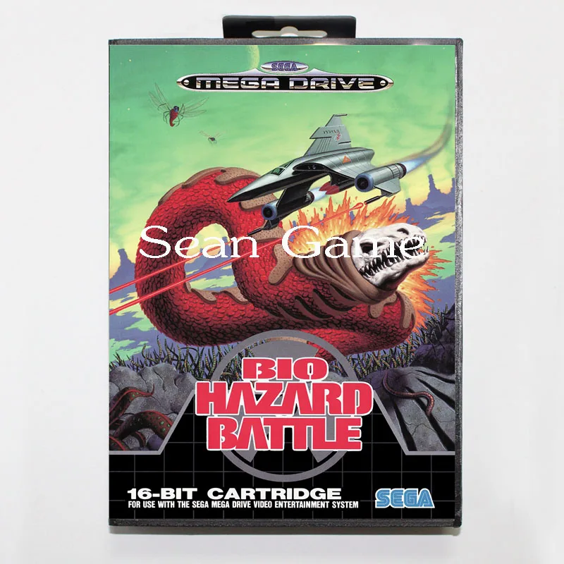 Игровая карта Elevata prestazione 16 бит MD для sega Mega Drive bio hazard battle Cover с розничной коробкой |