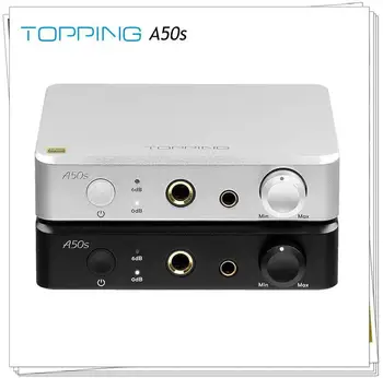 

Topping A50s Single-end 6.35mm SE Headphone Amplifier 4.4mm Balanced Output 20ohm Preamplifier 0db/6db/12db NFCA 3500mv*2 Preamp