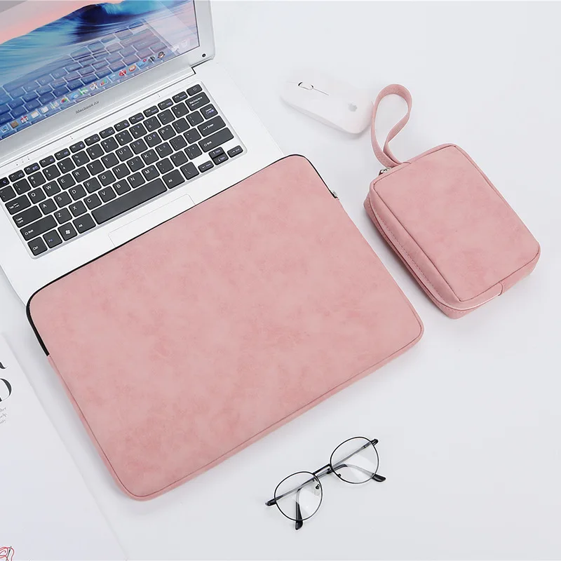 Bolsa para el portátil de poliuretano, 13, 14, 15, 16 pulgadas, funda para MacBook Air Pro 13, 15,4, para xiaomi, HP, DELL -