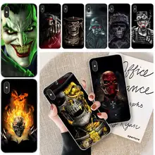Ruthless Skeleton DIY Printing Phone Case cover Shell For iphone 6 6s plus 7 8 plus X XS XR XS MAX 11 11 pro 11 Pro Max Cover ruthless