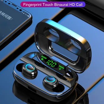 

S11 Wireless Headphones Bluetooth 5.0 Earphone TWS HIFI Mini In-ear Sports Running Headset Support iOS/Android Phones HD Call