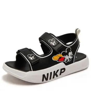 

kids Cartoon Mickey sandals princess girls child cute Beach oft Bottom boys Anti-skid baby shoes Europe size 25-36