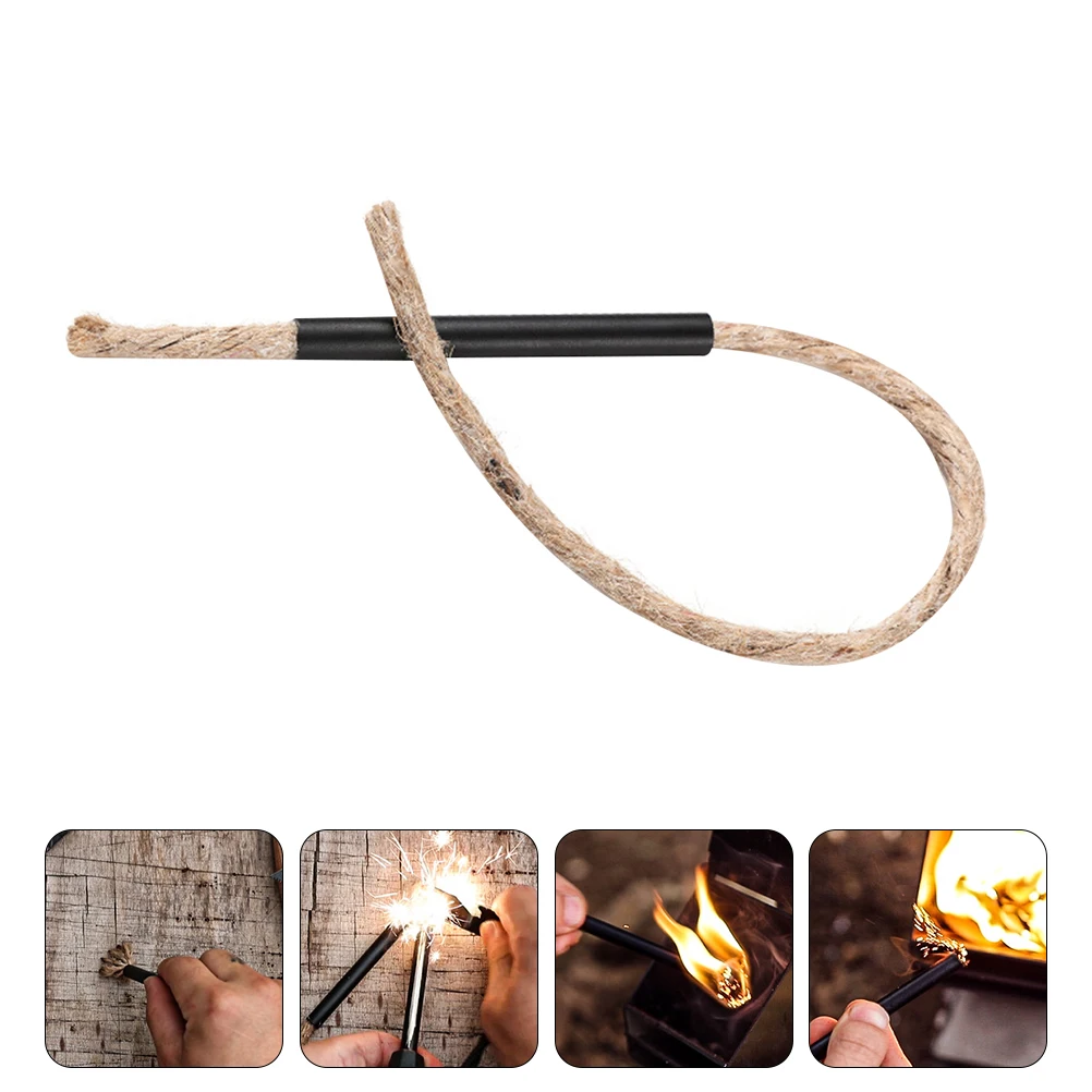 Portable Tinder Cord Fire Starter Camping Accessory Outdoor Survival Supplies