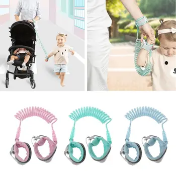 

DHL 200pcs 1.5/2/2.5M Adjustable Kids Safety Wrist Leash Anti-lost Link Children Belt Walking Assistant Baby Walker Wristband