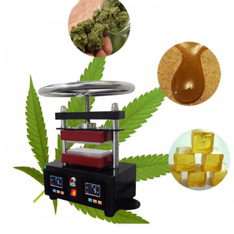 Manual Heating Press Machine Heat Transfer Machine Upper And Lower Plate Extraction Oil Rosin Press Machine CK220