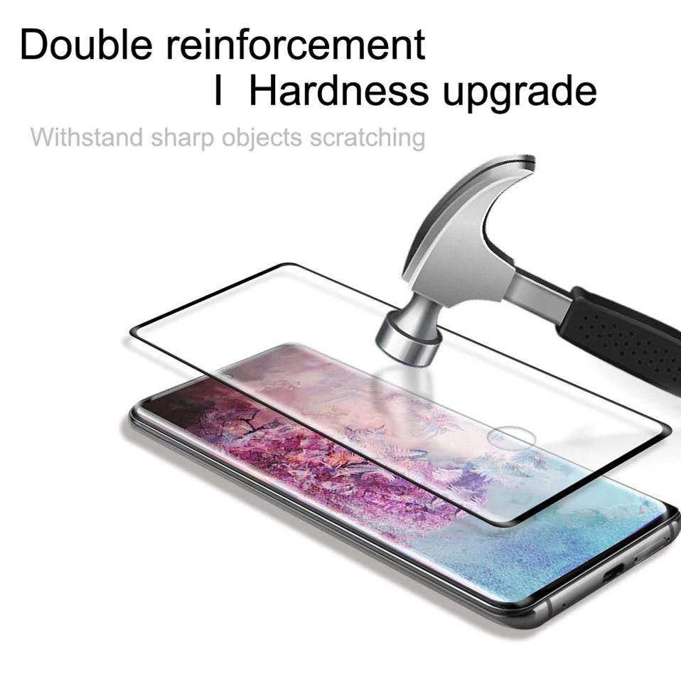 10 шт 3D изогнутое Закаленное стекло Защитная стеклянная крышка для samsung Galaxy Note 10 Plus