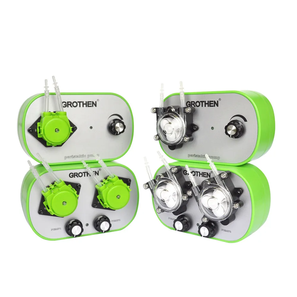 Adjustable Peristaltic Pump Amount Adjustable, High Precision, Small Peristaltic Pump, Liquid Pump GROTHEN 10ml/min to 160ml/min