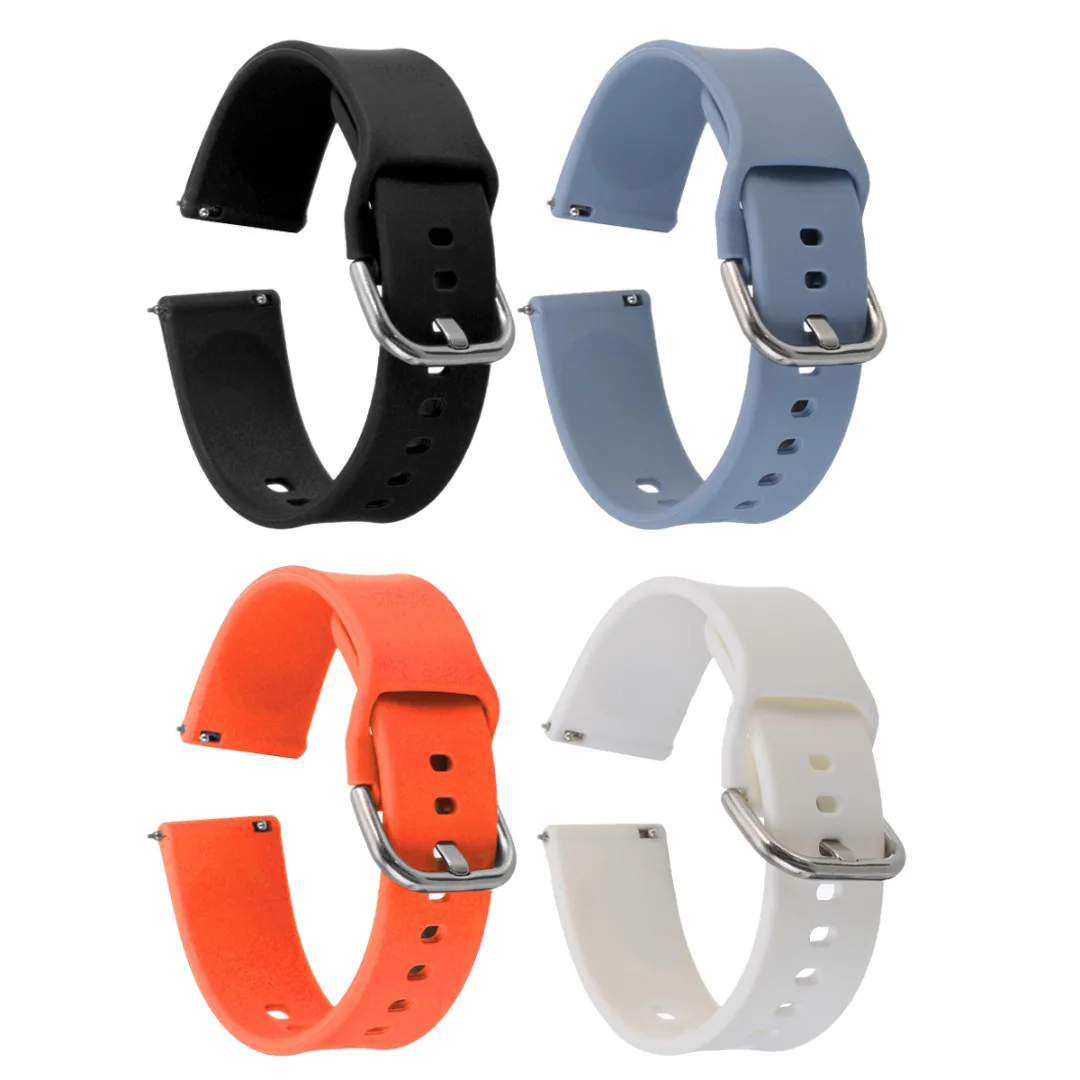 

Replacement Soft Silicone Watch Band Strap for Samsung Galaxy Watch Active Watchbands Fits For Amazfit Bip Youth Smart Watch