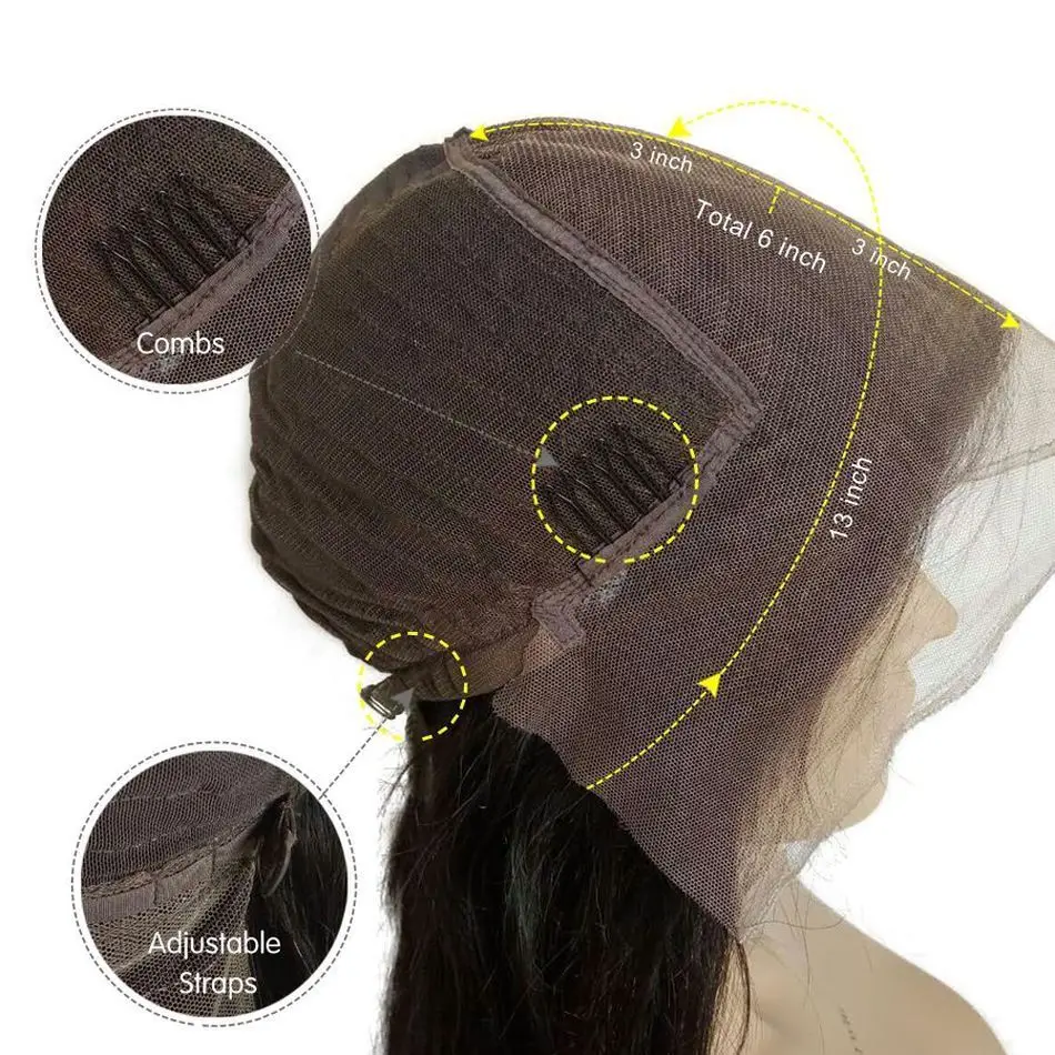 Apliques com cabelo humano