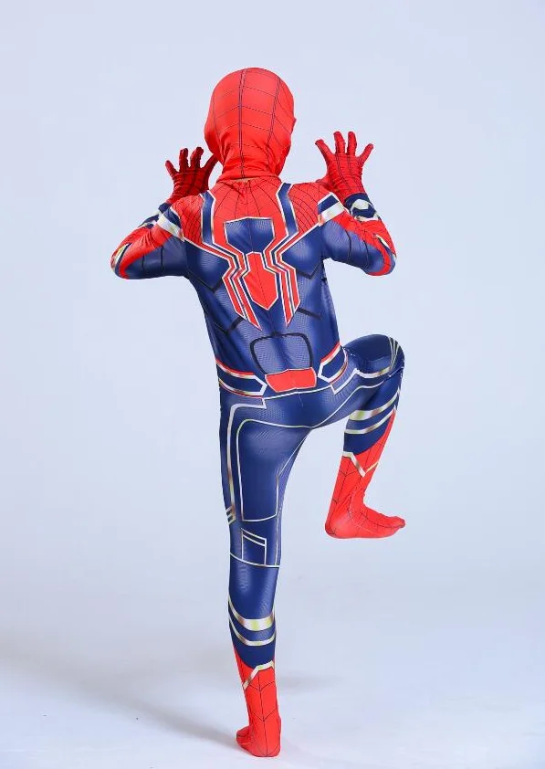 &quotЧеловек паук&quot далеко от дома Бальные Косплэй костюм Железный Человек паук
