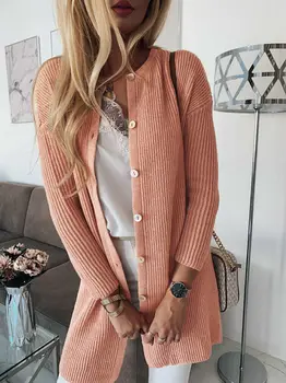 

2019 Women Sweater Cardigan Coat Fashion Ladies Long Sleeve Knitwear Coat Jacket Slim Fit Sweater Open Stitch Coat Top Clothes