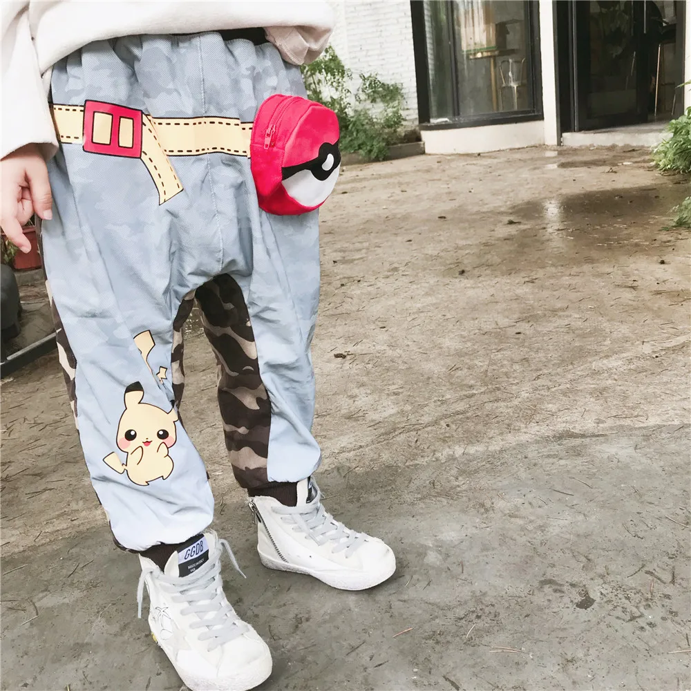 Tonytaobaby/новая зимняя одежда для мальчиков и девочек; детская одежда; светоотражающие камуфляжные Короткие штаны с плюшевой подкладкой
