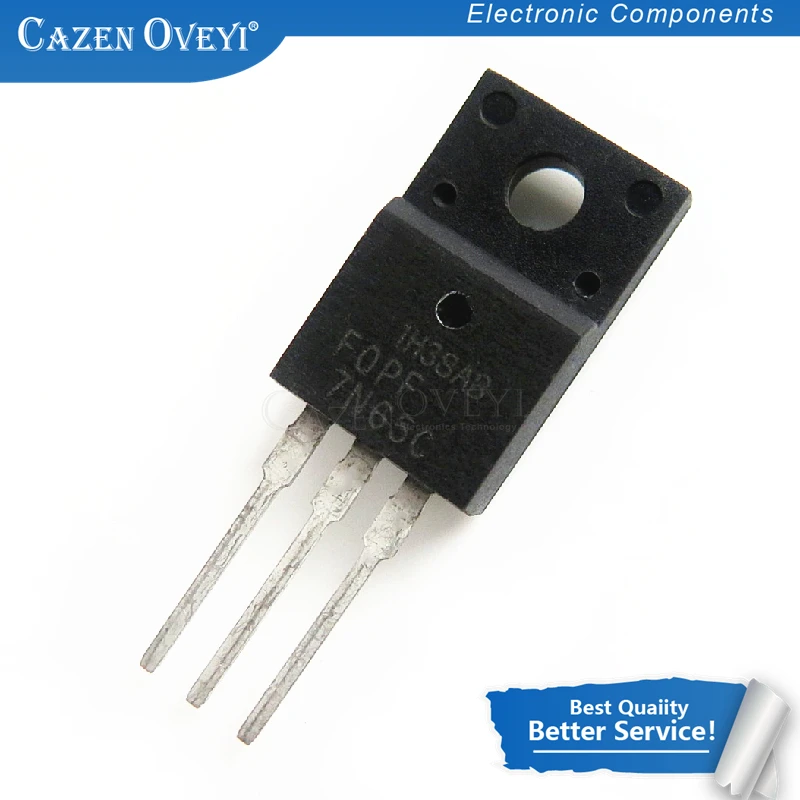 

10pcs/lot FQPF7N65C FQPF7N65 7N65 TO-220F 650V 7A In Stock