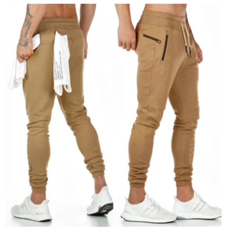 Г.; nuevos pantalones de algodón para correr mallas para hombres calzas deportivas entrenamiento pantalones de Chantal para hom