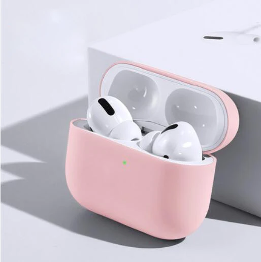 Для AirPods Airpod Pro чехол силиконовый чехол для Air Pod Pro Funda Coque чехол для Apple Airpods Pro Поддержка беспроводной зарядки - Цвет: Pink