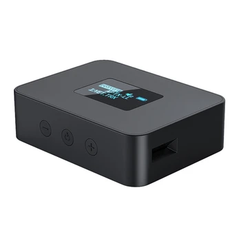 

Bluetooth 5.0 Transmitter Wireless Adapter Low Latency Support AUX Fiber Coaxial for TV/Home Sound System/Car