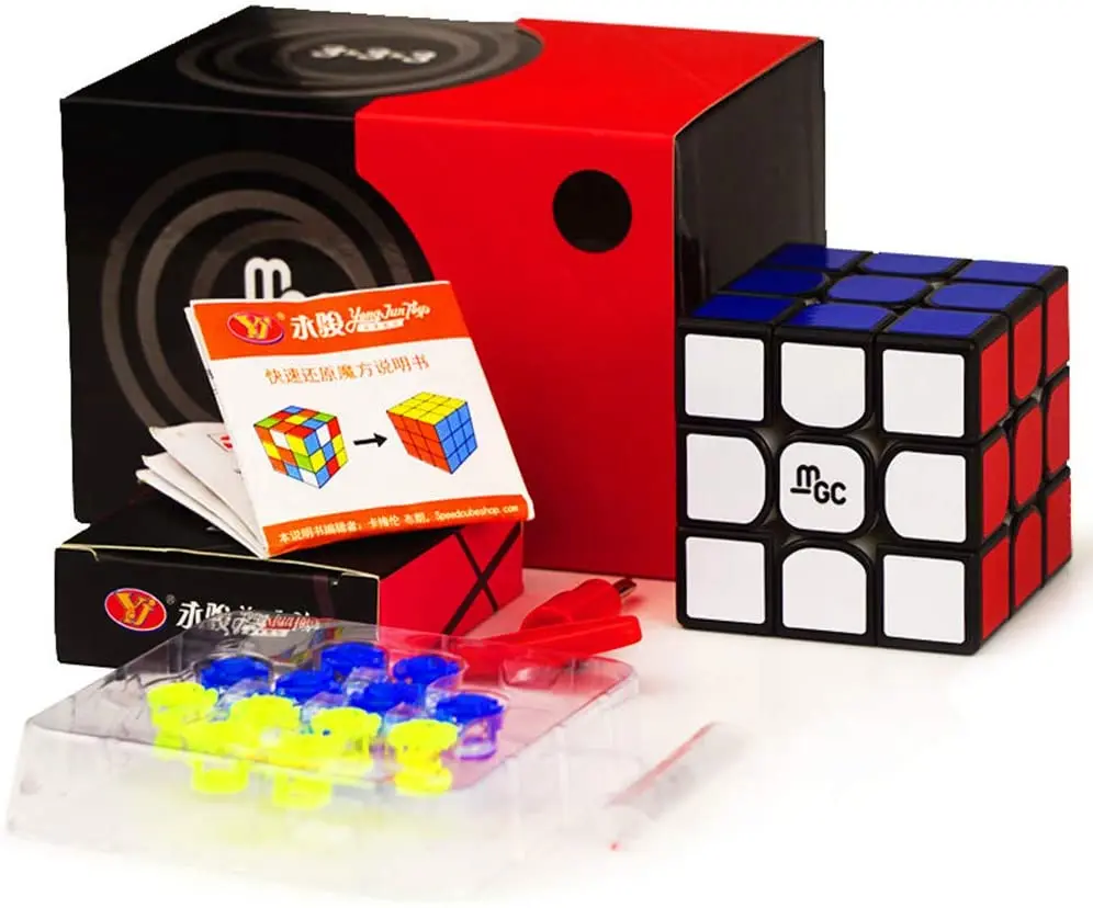 YJ MGC II Magnetic 3x3x3 Stickerless Speed Cube Magic Cube Puzzle Toys USA Stock 