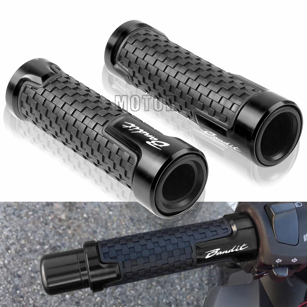 

For Suzuki GSF250/GSF600/S/GSF650/N/GSF1200/GSF1250 Bandit Motorcycle 7/8"22mm Handlebar Grips Handle Hand Bar GSF 250/600/650