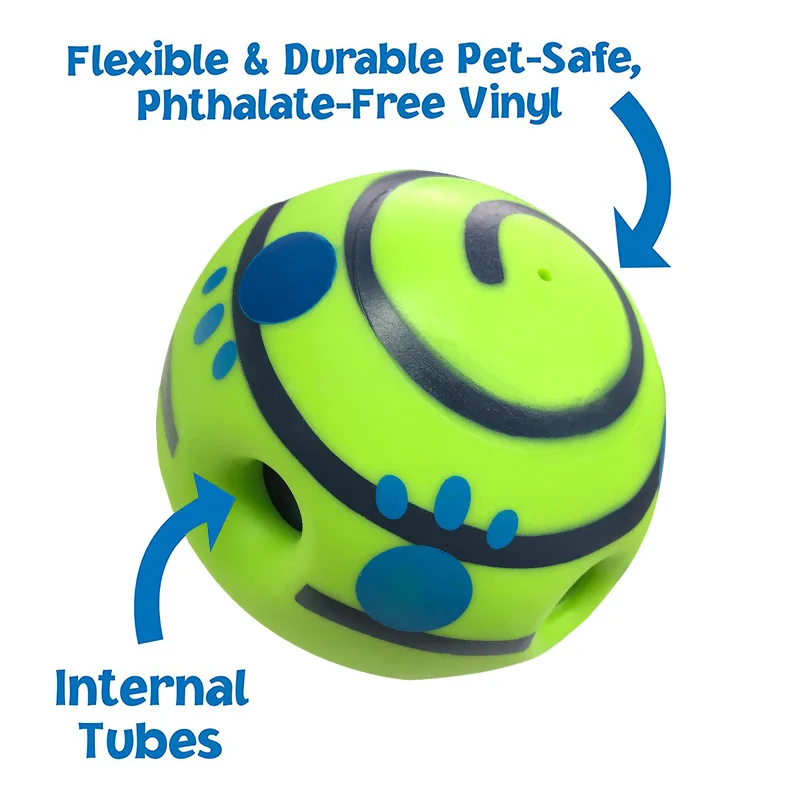 15 см Wobble Wag Giggle Ball интерактивная игрушка для собак Fun Sounds жевательный домашних