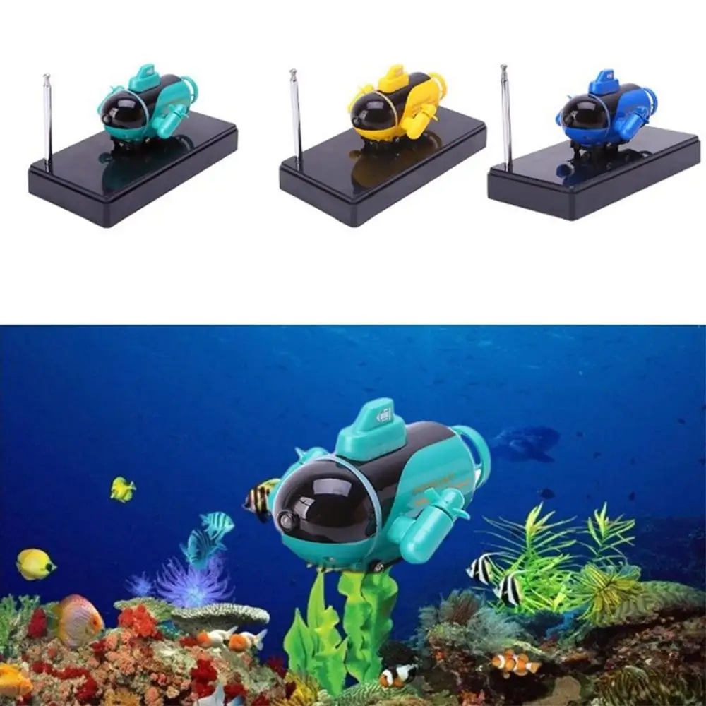 Мини радио гоночный подводная лодка на радиоуправлении пульт дистанционного управления лодка игрушка подарок с светодиодный свет RC игрушка подарок цвета водонепроницаемый модель подарок игрушка