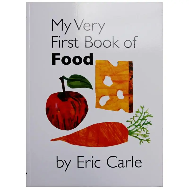 My First Book of Food образовательная книга с изображением Эрика Карла на английском