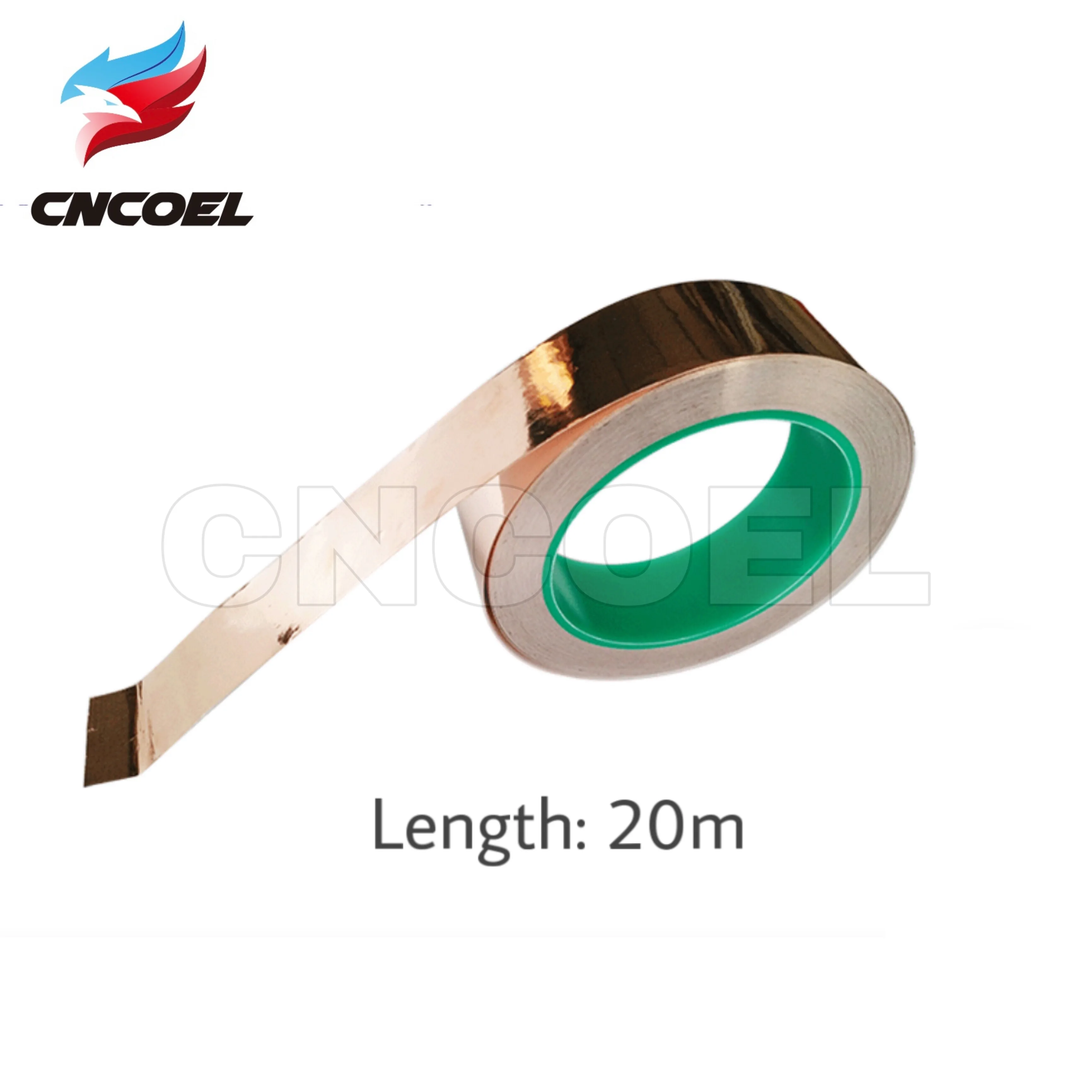 Двухсторонняя клейкая лента из медной фольги 20 м 5 10 мм проводящий медный щит