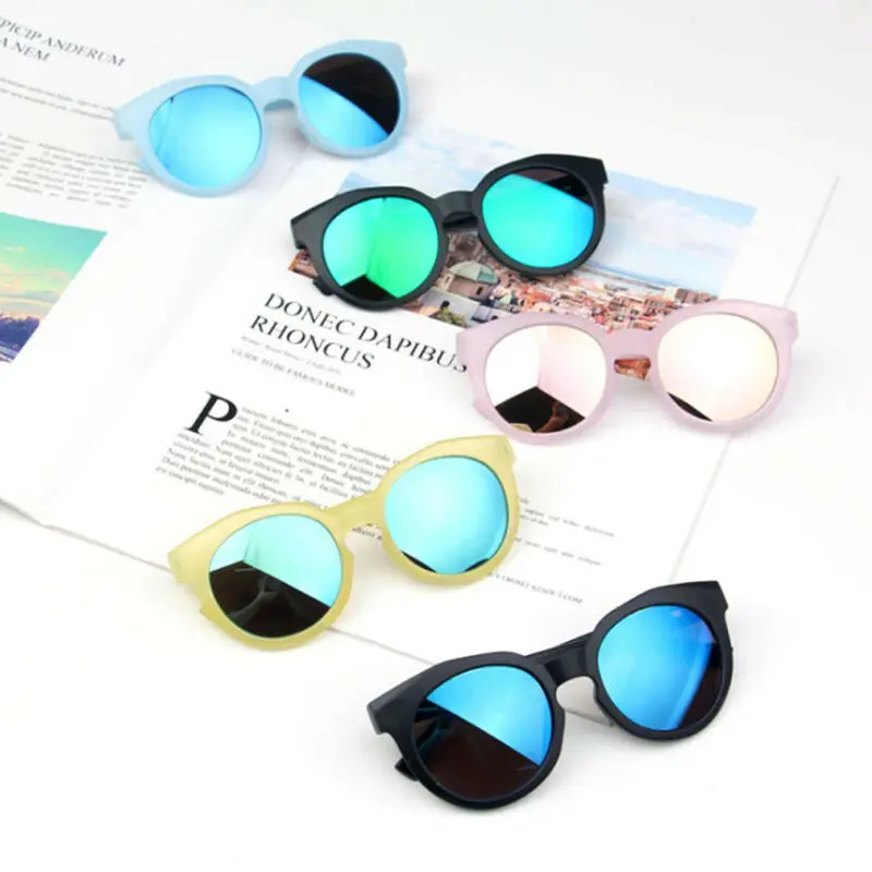 Gafas de sol populares para niños pequeños, gafas de sol con montura UV400 para exteriores