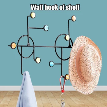 

Nordic Iron Wall Hanging Shelf Rack Storage Holder Wall Decor for Home Bedroom Living Room MU8669