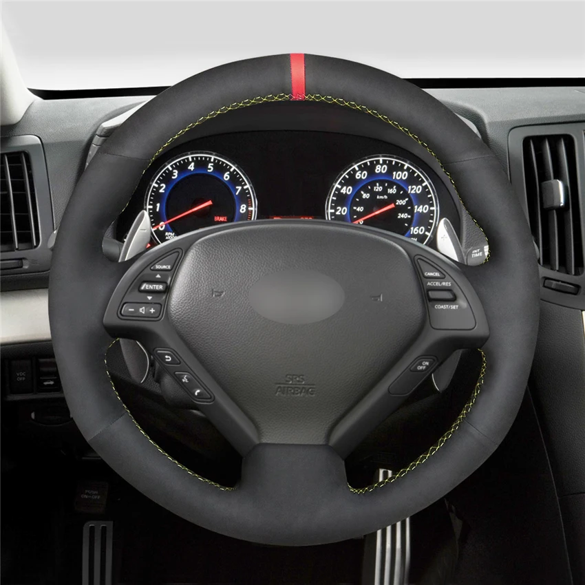 MEWANT-Black-Suede-Breathable-Car-Steering-Wheel-Cover-for-Infiniti-G-G25-G35-G37-EX-EX35-1