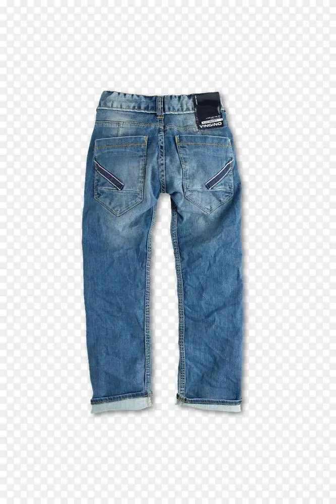 牛仔裤牛仔布小衣服外露-牛仔裤