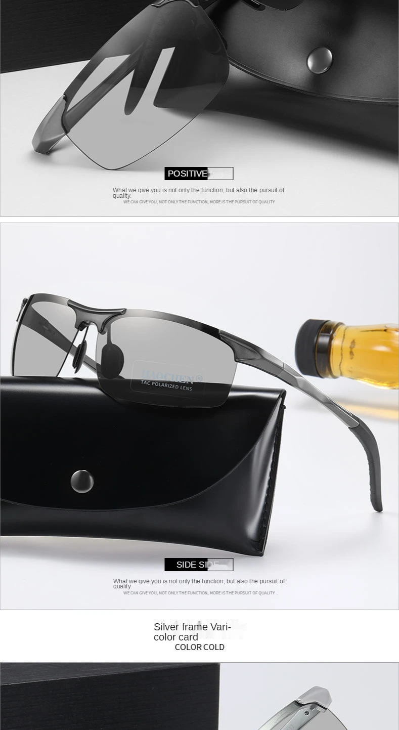 Day And Night Polarized Color-Changing Sunglasses Male Driver Driving Glasses Fishing Night Vision Driving Men’s Special