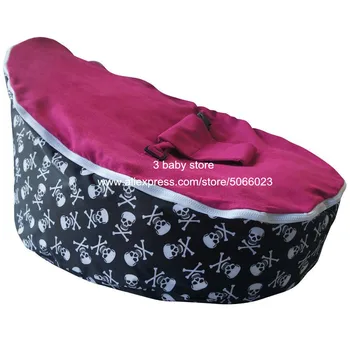 

skull pirate blue top baby sofa chair, no filler