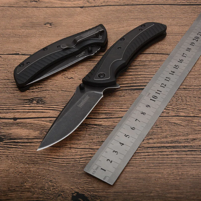 

New Kershaw 1312BW Folding Knife 8Cr Blade Steel Handle Portable Camping Hunting pocket knife EDC Hand Tools