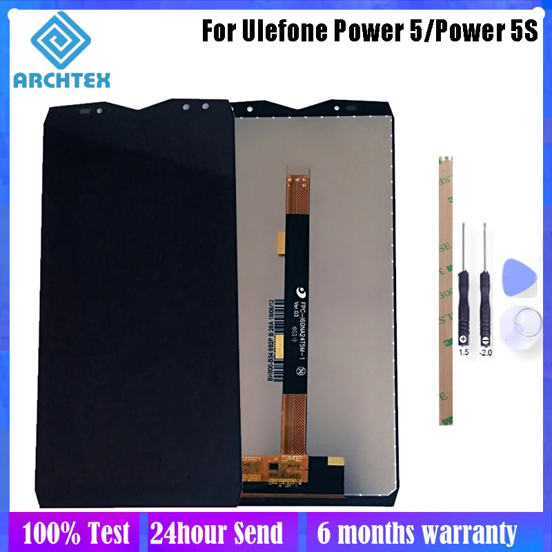 6 0 дюймов для оригинального Ulefone Power 5 фотографического ЖК-дисплея + фотодетали