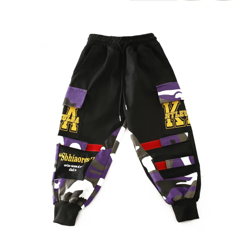 pants Джазовый Детский костюм для танцев куртка с коротким рукавом штаны Детская уличная одежда в стиле хип-хоп танцевальные наряды для девочек, одежда для выступлений для мальчиков - Цвет: pants